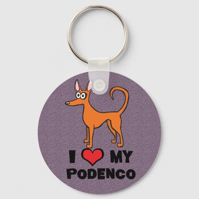 Podendo cartoon keychain (Front)