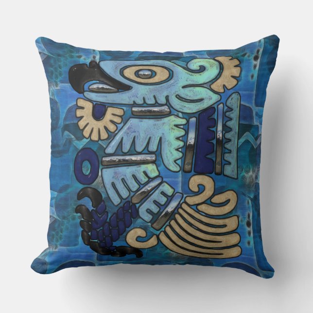 Poder Del Aguila Throw Pillow (Front)