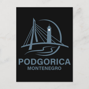 Podgorica Montenegro Europe Postcard