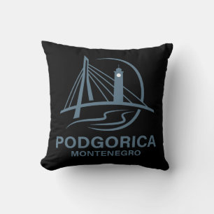 Podgorica Montenegro Europe Throw Pillow