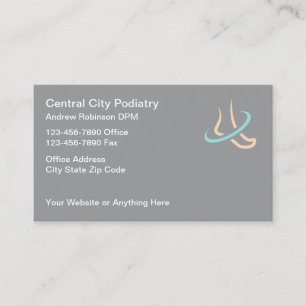 Podiatrist Foot Doctor Office Medical Business Card