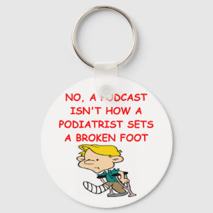 podiatrist keychain