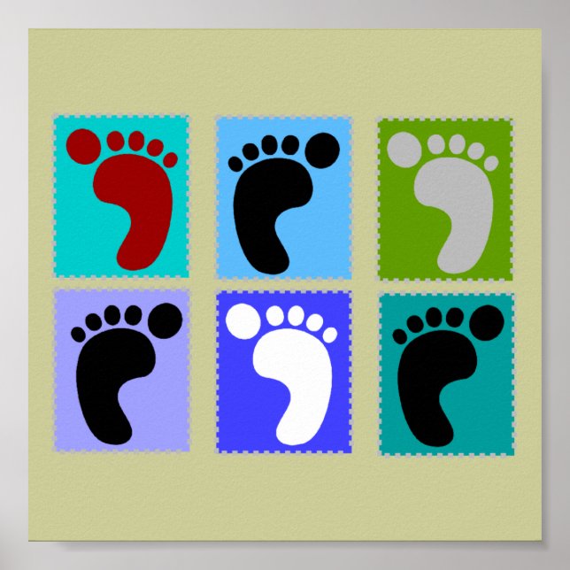 Podiatriste Popart Art Popart Poster (Devant)