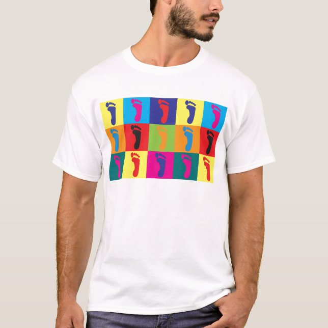Podiatry Pop Art T-Shirt (Front)