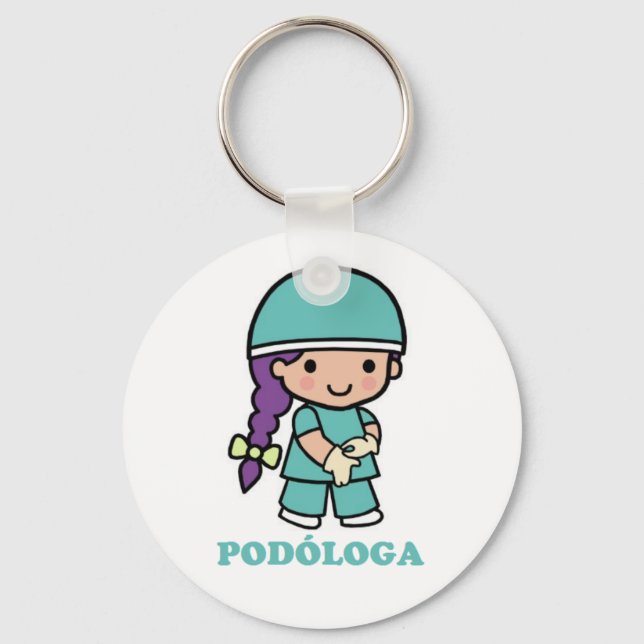 Podologa lyrics keychain (Front)