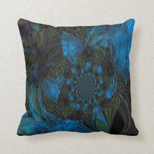 "Pods and Silks" 16" x 16" Polyester Throw Pillow