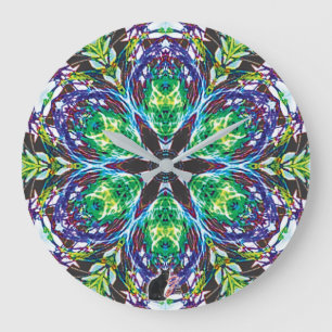 Pods Kaleidoscope Large Clock