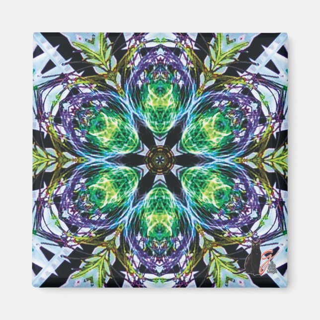 Pods Kaleidoscope Magnet (Front)