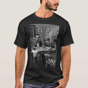 Poe Black CatVintage Cat Lover Edgar Allan Poe T-Shirt