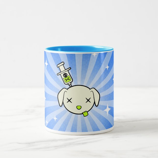 Poe Burst Coffee Mug - Blue (Center)