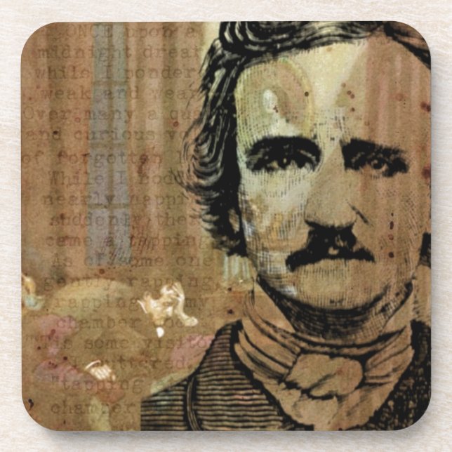 Poe Collage Coaster (Front)