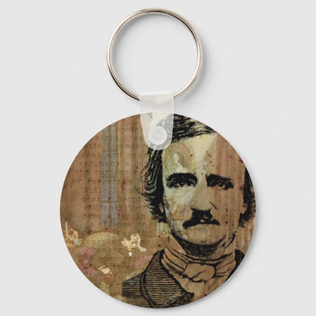 Poe Collage Keychain (Front)