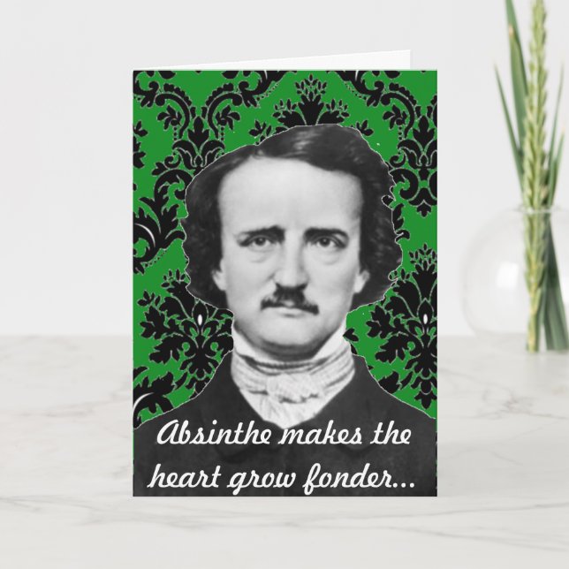 Poe Long-Distance Relationship Valentine Card (Front)