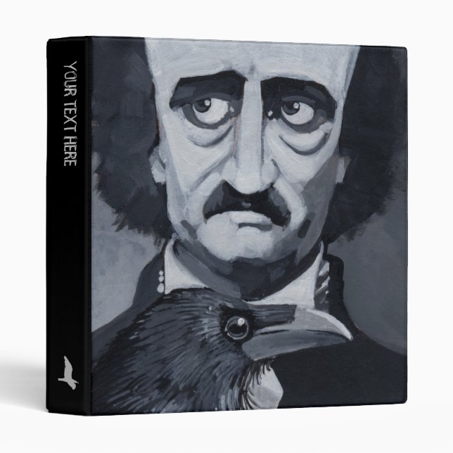 Poe Raven 1" Binder (Front/Spine)