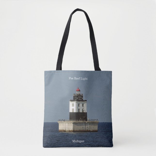 Poe Reef Light all over tote bag (Front)