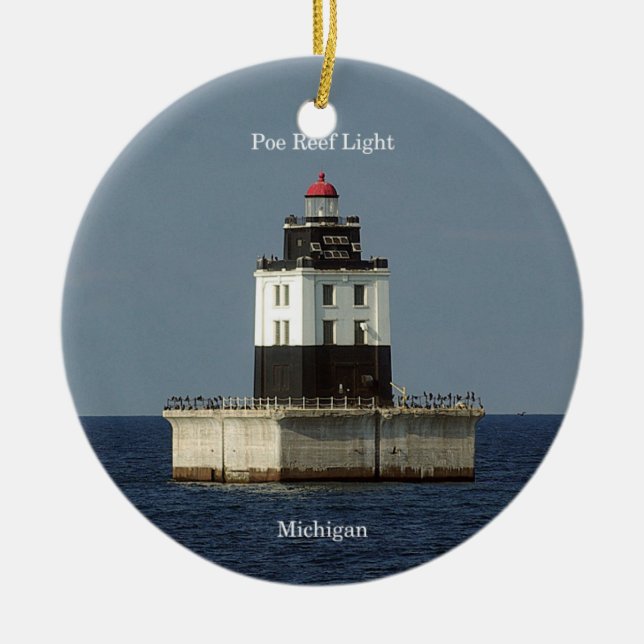 Poe Reef Light ornament (Front)