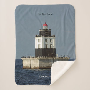 Poe Reef Light Sherpa blanket