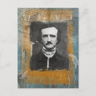 Poe Remixed Postcard