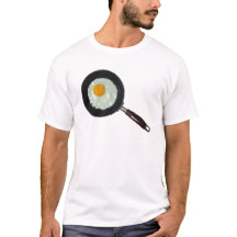 Poêle avec le côté ensoleillé vers le haut de