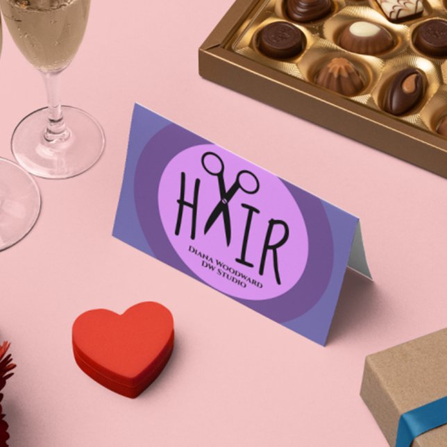 Poêles violets Carte de fidélité professionnelle p (Créateur téléchargé)