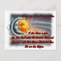 Poem about Sun, Moon and Love on a