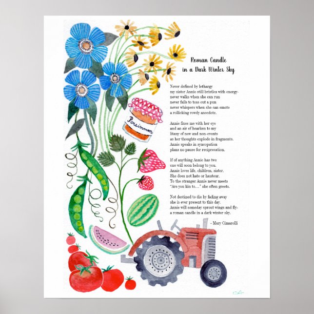 Poem Art for Charity Poster (Front)