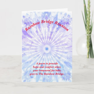 Poem: Comfort For Pet Loss; PB, Folded Card