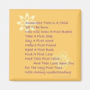 Poem for Parents-to-be Refrigerator Magnet
