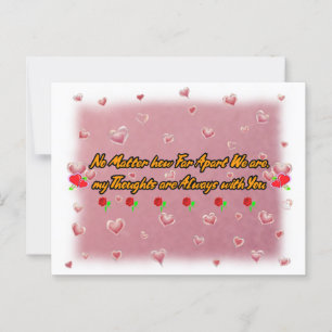 Poem on a  postcard