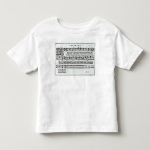 Poem to music by Jean Antoine de Baif Toddler T-shirt