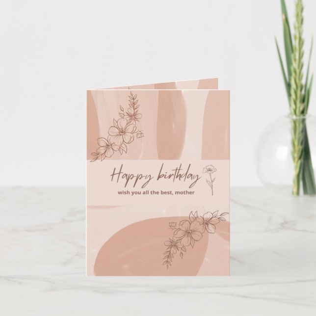 Poème amusant et tactile pour maman carte postale  (Devant)