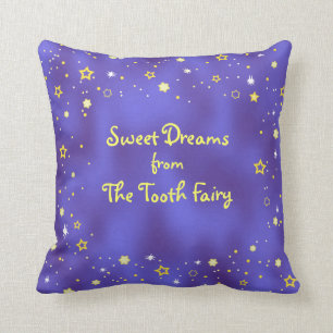 Poème de dents Starry Night Tooth Coussin