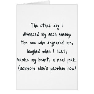 Poème de divorce