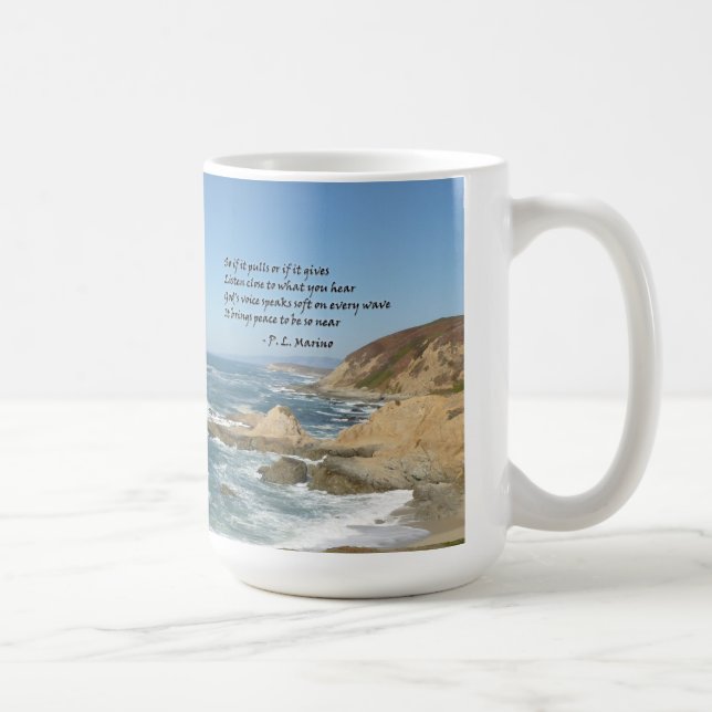 Poème inspiré sur une tasse (Droite)