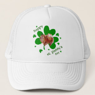 Poeranian St Patrick's Day Trucker Hat