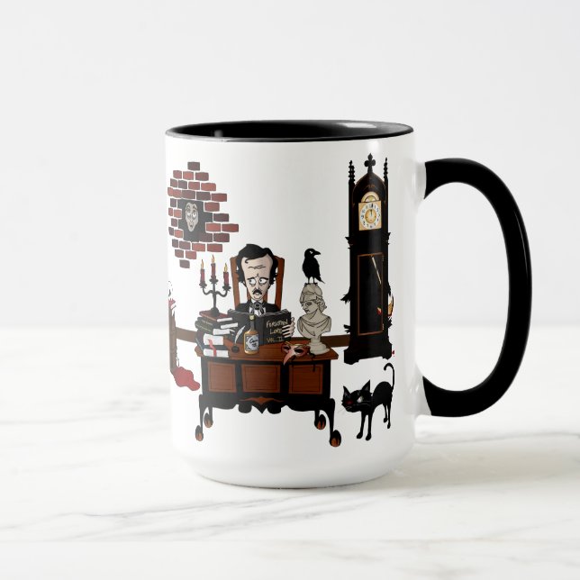 'Poe's Madness' Mug (Right)