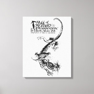 Poe's Tales of Mystery & Imagination Dragon Canvas Print