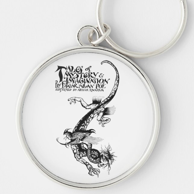 Poe's Tales of Mystery & Imagination Dragon Keychain (Front)