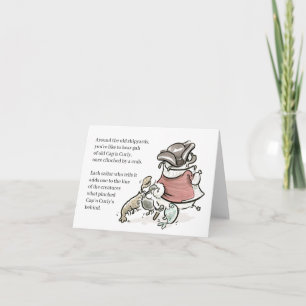 Poésie carlin : Carte casquette n Curly