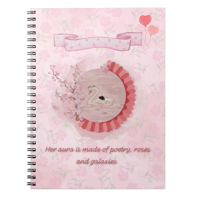 Poésie et Carnet Rose (Devant)