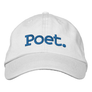 Poet. Embroidered Baseball Hat