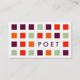 POET (mod squares) Business Card