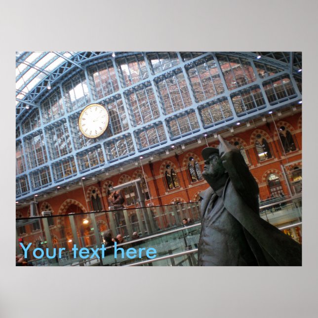 Poet @ St. Pancras Poster (Front)