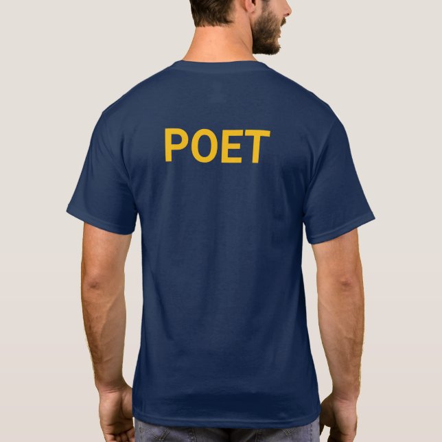 Poet t-shirt (Dos)