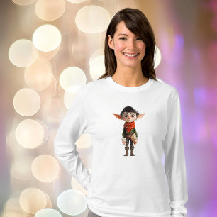 Poet Teen Christmas Elf Women's Tee