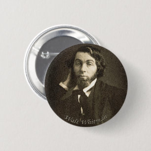 Poet Walt Whitman in New Orleans 2 Inch Round Button
