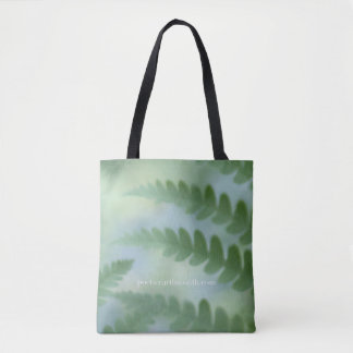 Poetic Earth Month - Meditative Fern Tote Bag