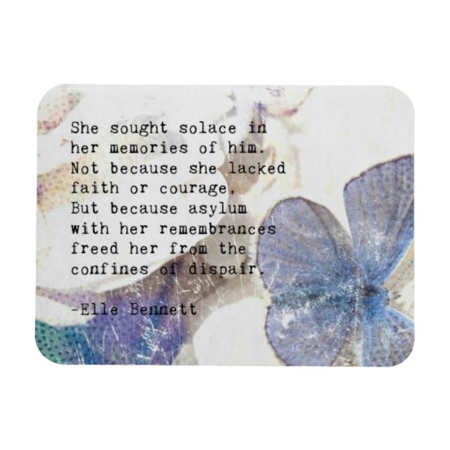 Poetic Expressions: Solace Magnet (Horizontal)