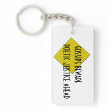 POETIC JUSTICE KEYCHAIN