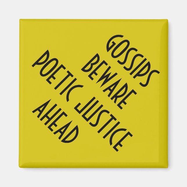 POETIC JUSTICE MAGNET (Front)